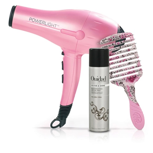 Bio Ionic Powerlight Rose Limited Edition hair dryer Kit NanoIonic MX NEW - Picture 2 of 11